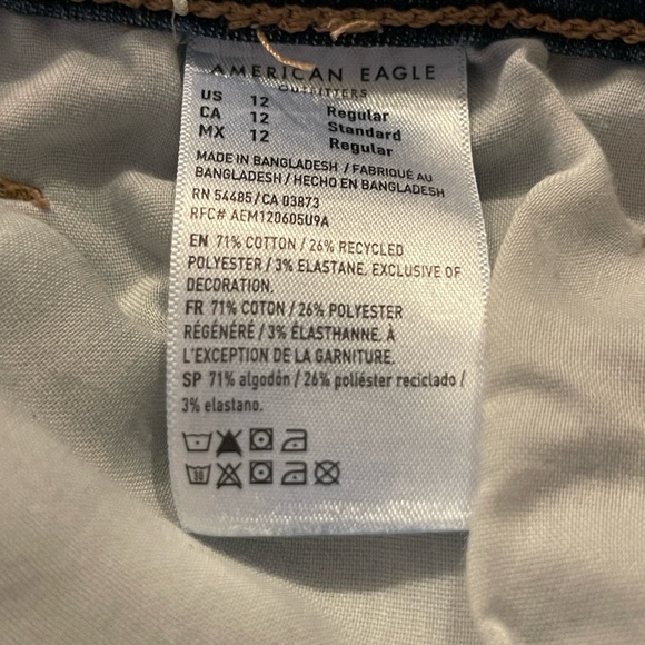 American Eagle Outfitters Indigo Straight Leg Pants - Picture 6 of 6